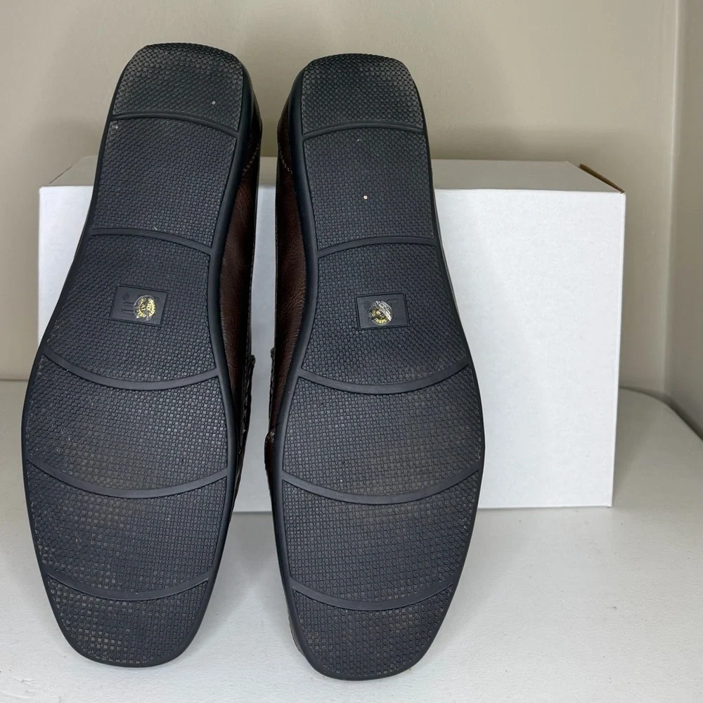 Men's J. Ferrar sz 12 Brown Leather Loafers